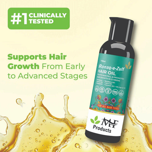 Ronaq-e-Zulf Hair Oil | Reduces Hair Fall | Promotes Hair Growth